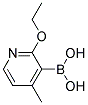 2-ETHOXY-4-METHYL-3-PYRIDINYLBORONIC ACID Struktur