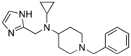 1-BENZYL-N-CYCLOPROPYL-N-(1H-IMIDAZOL-2-YLMETHYL)PIPERIDIN-4-AMINE Struktur