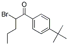 2-BROMO-1-(4-TERT-BUTYL-PHENYL)-PENTAN-1-ONE Struktur