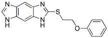 2-[(2-PHENOXYETHYL)THIO]-1,7-DIHYDROIMIDAZO[4,5-F]BENZIMIDAZOLE Struktur