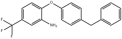 2-(4-BENZYLPHENOXY)-5-(TRIFLUOROMETHYL)ANILINE Struktur