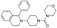 2-[1-(MORPHOLIN-4-YLCARBONYL)PIPERIDIN-4-YL]-1-PHENYL-1,2,3,4-TETRAHYDROISOQUINOLINE Struktur