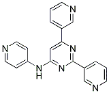 2,6-DIPYRIDIN-3-YL-N-PYRIDIN-4-YLPYRIMIDIN-4-AMINE Struktur