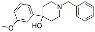 1-BENZYL-4-(3-METHOXY-PHENYL)-PIPERIDIN-4-OL Struktur