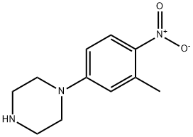 1-(3-METHYL-4-NITROPHENYL)PIPERAZINE Struktur