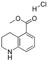 1,2,3,4-TETRAHYDRO-QUINOLINE-5-CARBOXYLIC ACID METHYL ESTER HYDROCHLORIDE Struktur