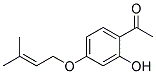 2'-HYDROXY-4'-(3-METHYL-2-BUTENYLOXY)ACETOPHENONE Struktur