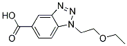 1-(2-ETHOXY-ETHYL)-1H-BENZOTRIAZOLE-5-CARBOXYLIC ACID Struktur