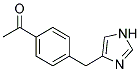 1-[4-(1H-IMIDAZOL-4-YLMETHYL)-PHENYL]-ETHANONE Struktur