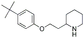 2-(2-[4-(TERT-BUTYL)PHENOXY]ETHYL)PIPERIDINE Struktur