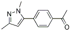 1-[4-(2,5-DIMETHYL-2H-PYRAZOL-3-YL)-PHENYL]-ETHANONE Struktur