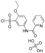 2-ETHOXY-5-[(PYRIDINE-2-CARBONYL)-AMINO]-BENZENE SULFONYL CHLORIDE HYDROGEN SULFATE Struktur