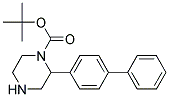 2-BIPHENYL-4-YL-PIPERAZINE-1-CARBOXYLIC ACID TERT-BUTYL ESTER Struktur