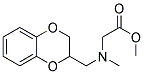 [(2,3-DIHYDRO-BENZO[1,4]DIOXIN-2-YLMETHYL)-METHYL-AMINO]-ACETIC ACID METHYL ESTER Struktur