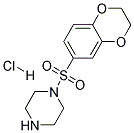 1-(2,3-DIHYDRO-BENZO[1,4]DIOXINE-6-SULFONYL)-PIPERAZINE HYDROCHLORIDE Struktur