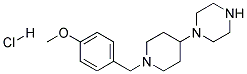 1-[1-(4-METHOXYBENZYL)PIPERIDIN-4-YL]PIPERAZINE HYDROCHLORIDE Struktur