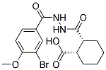 (1S,2R)-2-([2-(3-BROMO-4-METHOXYBENZOYL)HYDRAZINO]CARBONYL)CYCLOHEXANECARBOXYLIC ACID Struktur