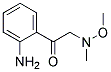 1-(2-AMINO-PHENYL)-2-(METHOXY-METHYL-AMINO)-ETHANONE Struktur