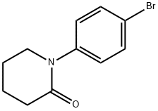 1-(4-BROMO-PHENYL)-PIPERIDIN-2-ONE Struktur