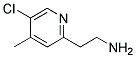 2-(5-CHLORO-4-METHYL-PYRIDIN-2-YL)-ETHYLAMINE Struktur