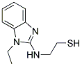 2-[(1-ETHYL-1H-BENZIMIDAZOL-2-YL)AMINO]ETHANETHIOL Struktur