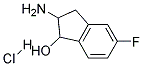 2-AMINO-5-FLUORO-INDAN-1-OL HYDROCHLORIDE Struktur