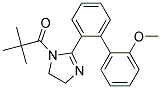 1-[2-(2'-METHOXY-BIPHENYL-2-YL)-4,5-DIHYDRO-IMIDAZOL-1-YL]-2,2-DIMETHYL-PROPAN-1-ONE Struktur