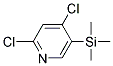 2,4-DICHLORO-5-TRIMETHYLSILANYL-PYRIDINE Struktur