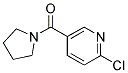 2-CHLORO-5-(PYRROLIDIN-1-YLCARBONYL)PYRIDINE Struktur