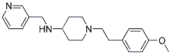 1-[2-(4-METHOXYPHENYL)ETHYL]-N-(PYRIDIN-3-YLMETHYL)PIPERIDIN-4-AMINE Struktur