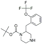 2-(2-TRIFLUOROMETHOXY-BENZYL)-PIPERAZINE-1-CARBOXYLIC ACID TERT-BUTYL ESTER Struktur