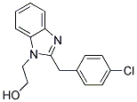 2-[2-(4-CHLOROBENZYL)-1H-BENZIMIDAZOL-1-YL]ETHANOL Struktur