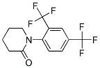 1-(2,4-BIS-TRIFLUOROMETHYL-PHENYL)-PIPERIDIN-2-ONE Struktur