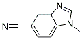 1-METHYL-1H-BENZIMIDAZOLE-5-CARBONITRILE Struktur