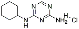 2-AMINO-4-CYCLOHEXYLAMINO-1,3,5-TRIAZINE HCL Struktur