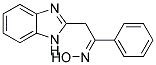 (1E)-2-(1H-BENZIMIDAZOL-2-YL)-1-PHENYLETHANONE OXIME Struktur