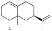 [1R-(1alpha,7beta,8alpha)]-1,2,3,5,6,7,8,8a-octahydro-1,8a-dimethyl-7-(1-methylvinyl)naphthalene Struktur