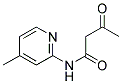 2-ACETOACETAMIDO-4-METHYLPYRIDINE Struktur