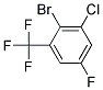 2-Bromo-3-Chloro-5-Fluorobenzotrifluoride Struktur