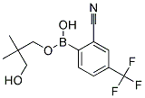 2-Cyano-4-(trifluoromethyl)benzeneboronic acid neopentyl glycol ester Struktur