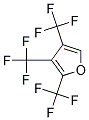 2,3,4-Tris(trifluoromethyl)furan Struktur