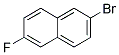 2-Bromo-6-fluoronaphthalene Struktur