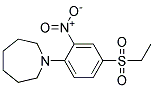 1-[4-(Ethylsulphonyl)-2-nitrophenyl]azepane Struktur