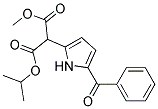 2-(5-BENZOYL-1H-PYRROL-2-YL)-MALONIC ACID ISOPROPYL ESTER METHYL ESTER Struktur