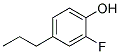 2-FLUORO-4-PROPYL PHENOL Struktur