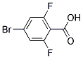 2,6-DIFLUORO-4-BROMOBENZOIC ACID Struktur