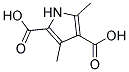 2,4-DIMETHYL-1H-PYRROLE-3,5-DICARBOXYLIC ACID Struktur