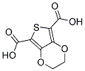 2,5-Dicarboxy-3,4-Ethylenedioxythiophene Struktur