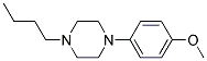 1-Butyl-4-(4-Methoxyphenyl)Piperazine Struktur