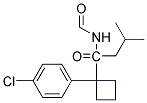 1-(4-Chlorophenyl)-N-Formyl-A-(2-Methylpropyl)CyclobutaneMethanalamine Struktur